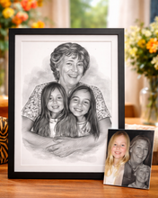 Load image into Gallery viewer, Black & White Portrait