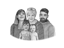 Load image into Gallery viewer, Black & White Portrait