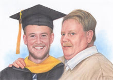 Load image into Gallery viewer, Graduation Color Portrait