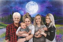 Load image into Gallery viewer, Christmas Scene Portrait